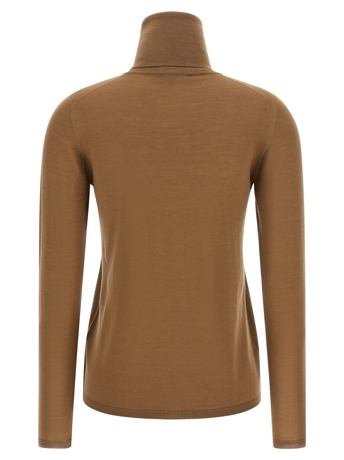Pull en laine vierge beige