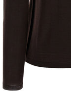 Brown Virgin Wool Cardigan
