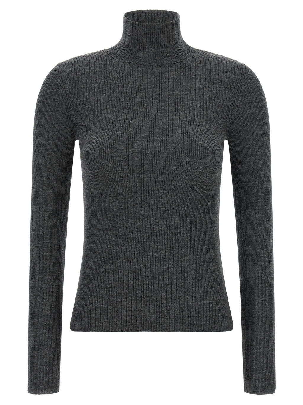 Pull en laine vierge gris