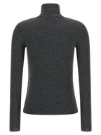 Pull en laine vierge gris