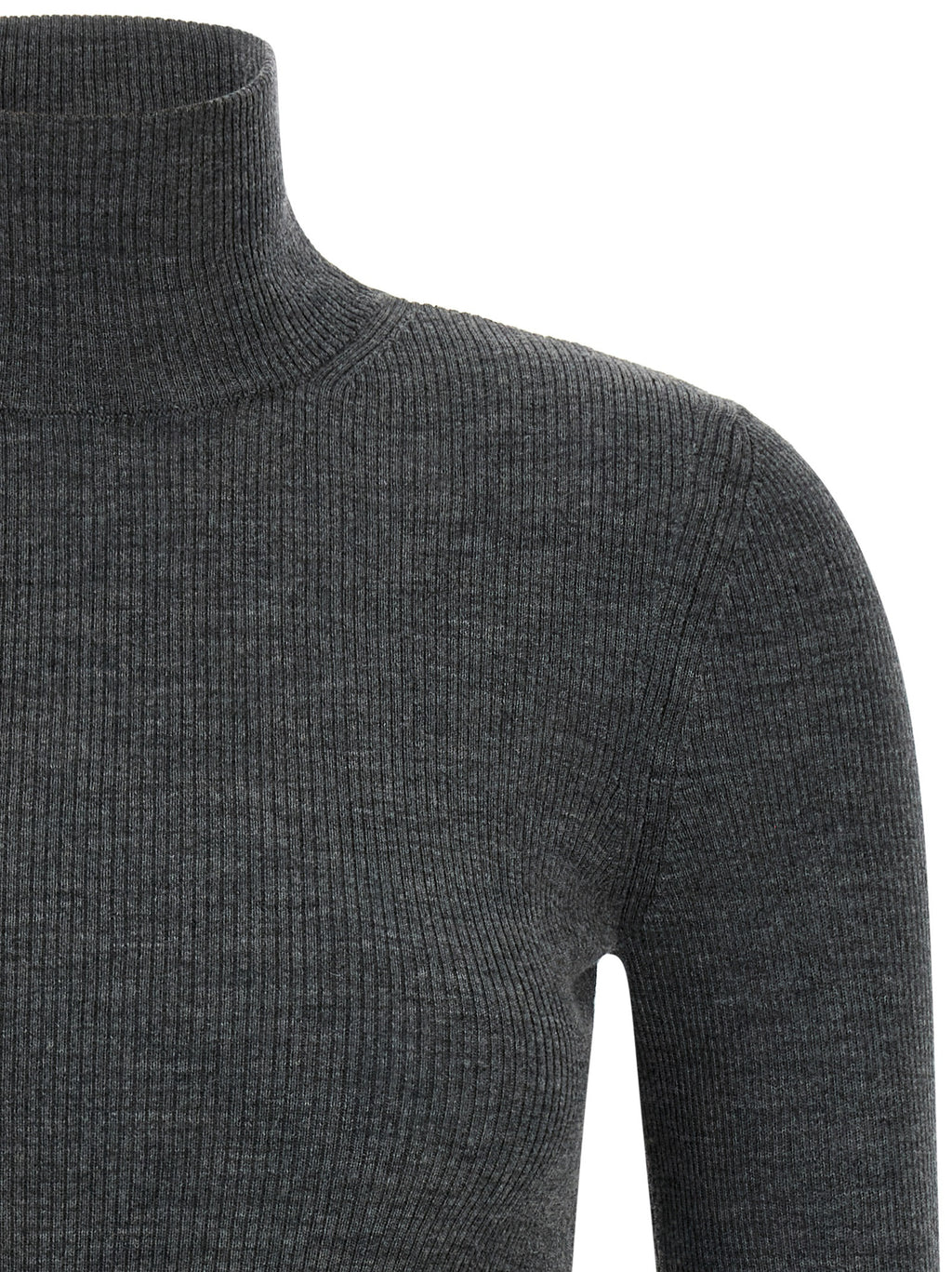 Pull en laine vierge gris