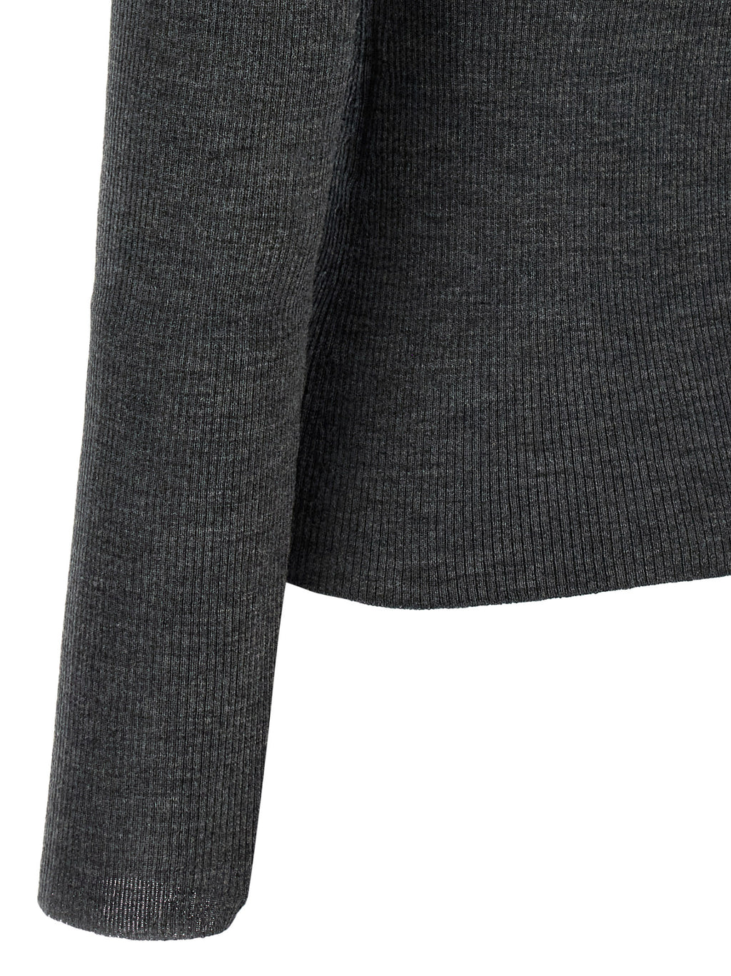 Pull en laine vierge gris