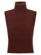 Burgundy Wool Cardigan