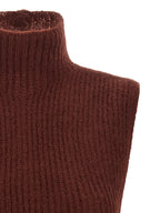 Burgundy Wool Cardigan