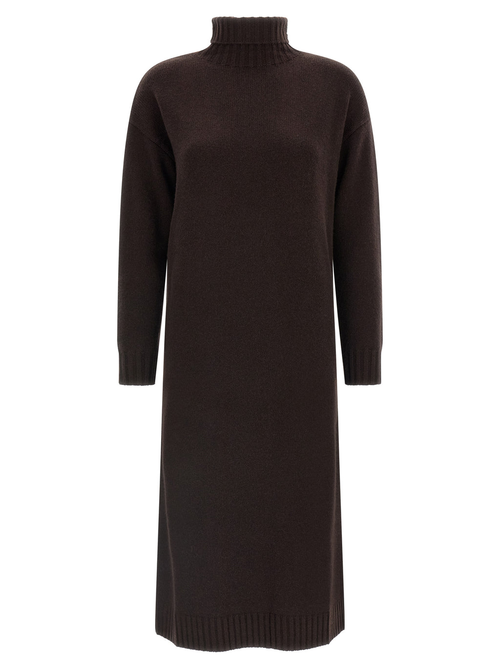 Robe en laine marron