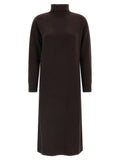 Robe en laine marron