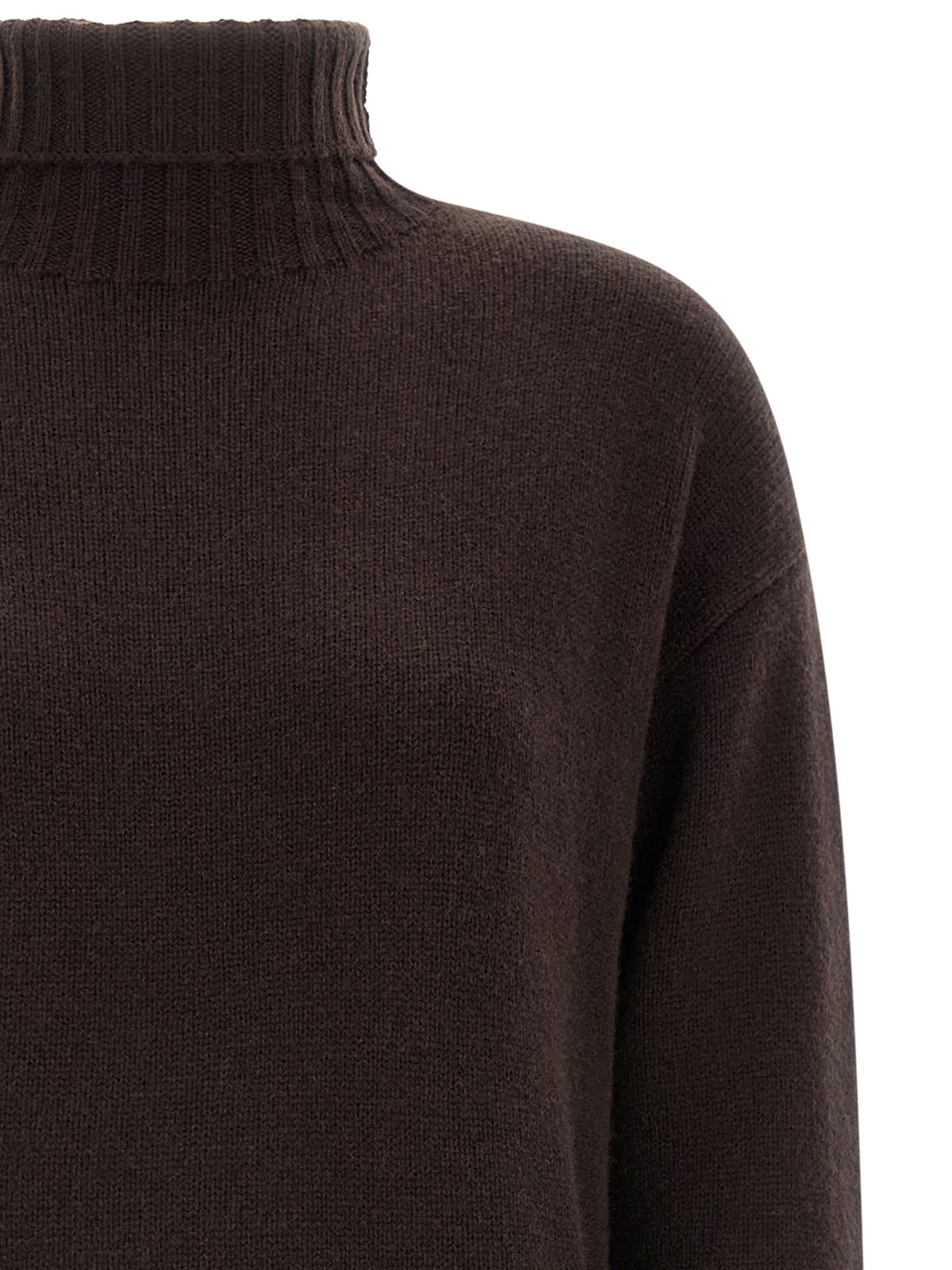 Robe en laine marron