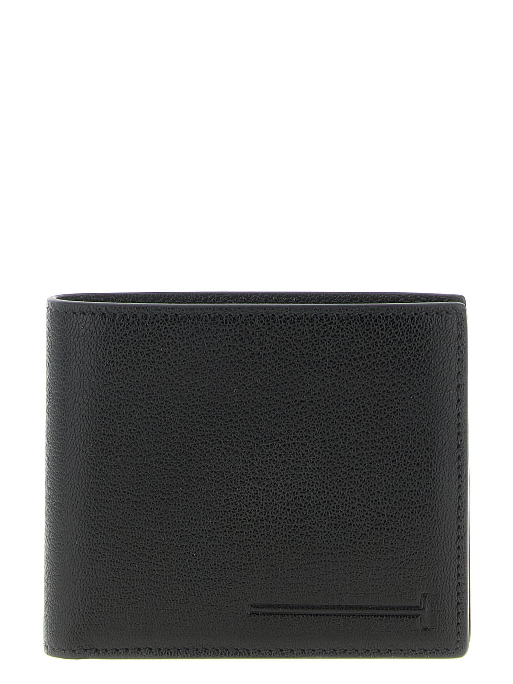 Portefeuille en cuir noir