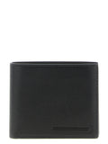 Portefeuille en cuir noir