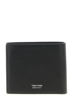 Portefeuille en cuir noir