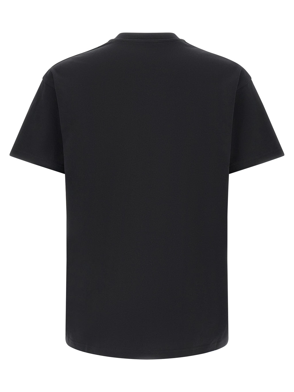 White and Black Cotton T-Shirt