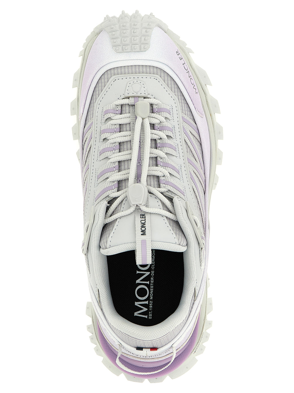 Baskets en polyester violet