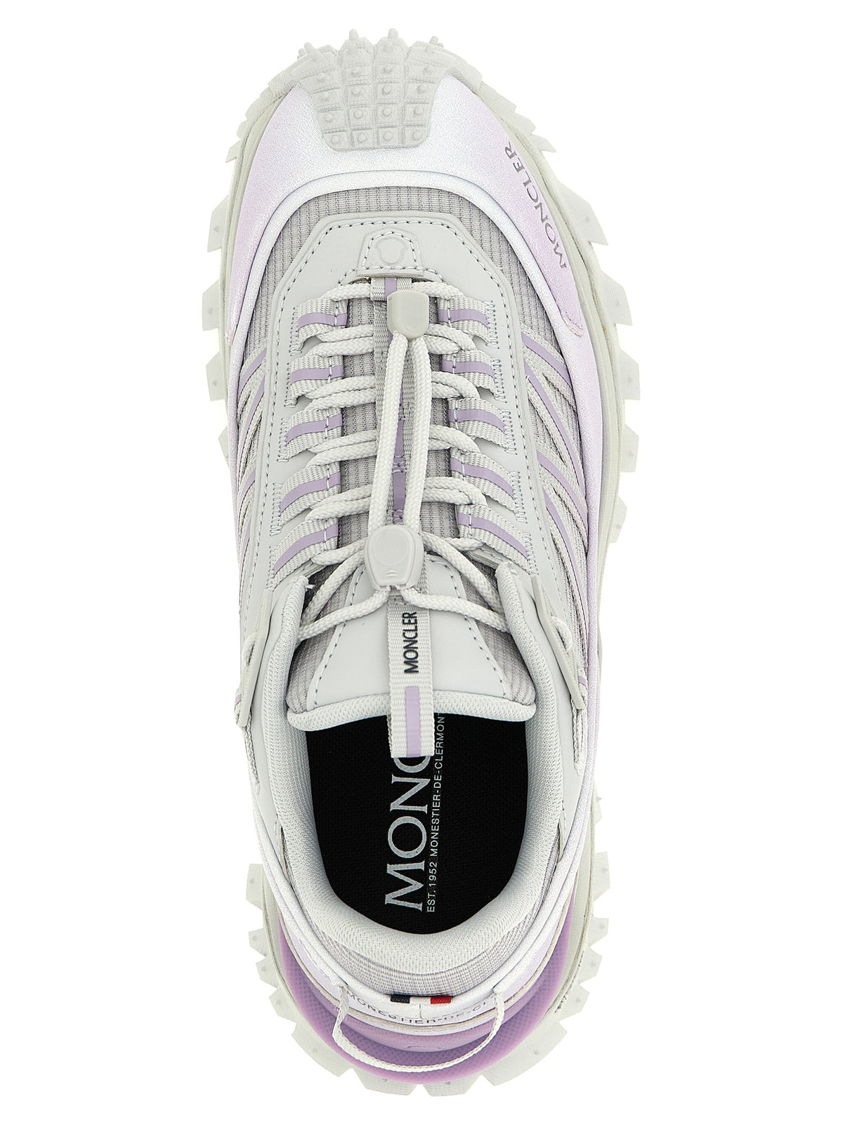 Baskets en polyester violet