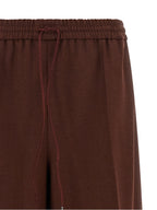Pantalon en laine marron
