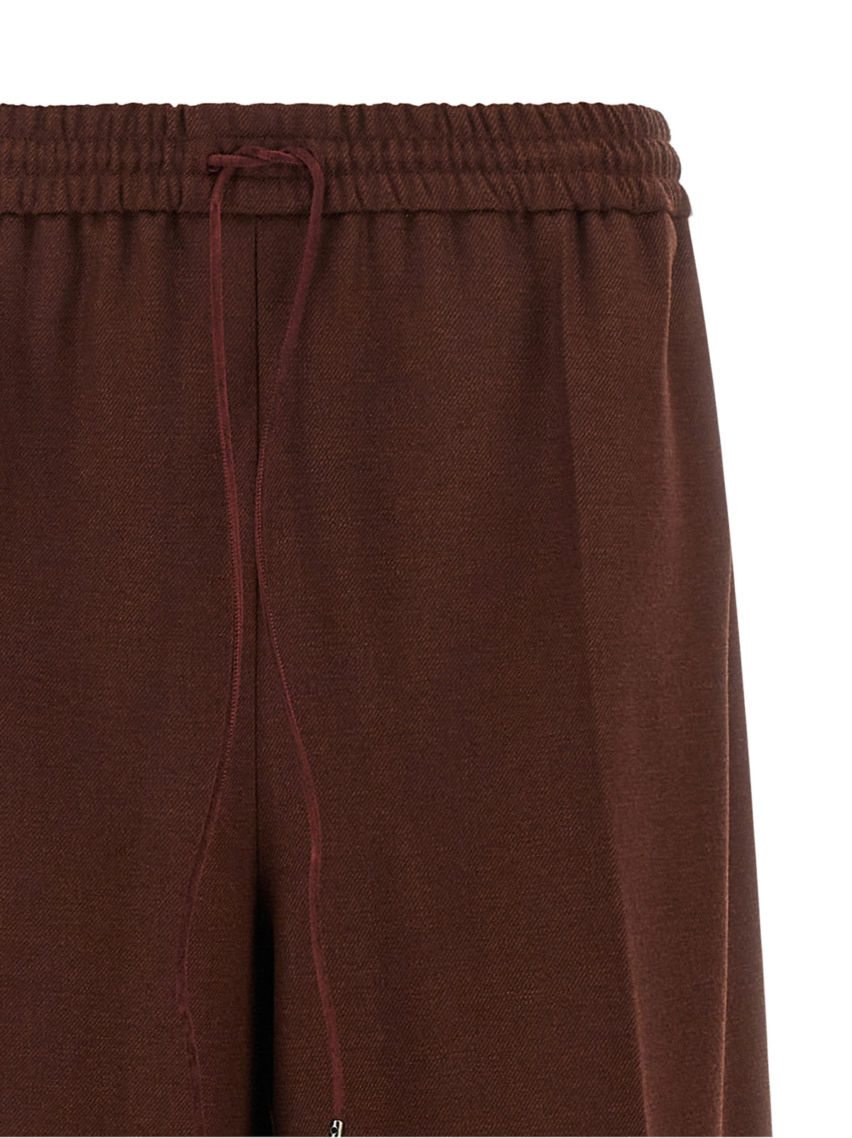 Pantalon en laine marron