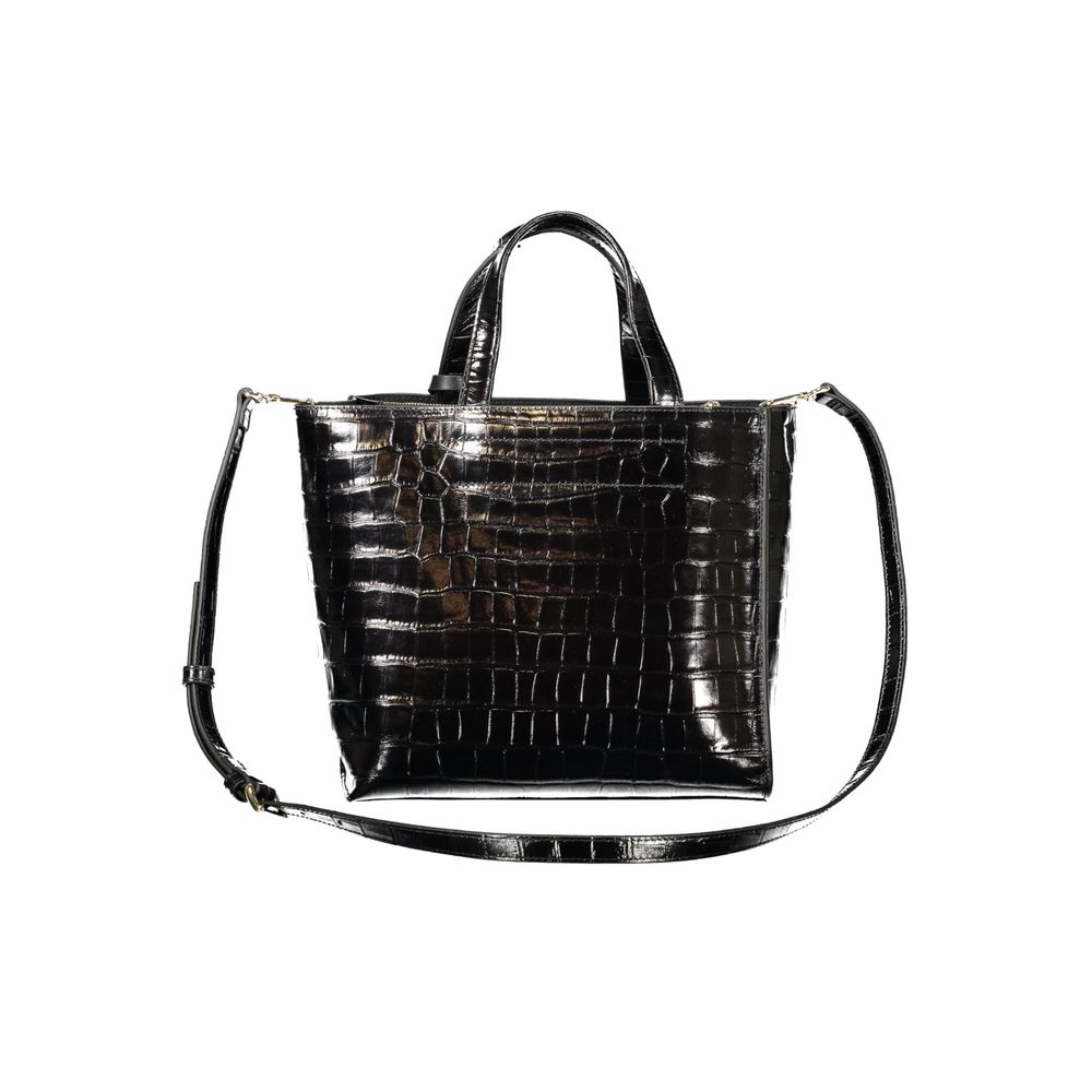 Sac à main en cuir noir