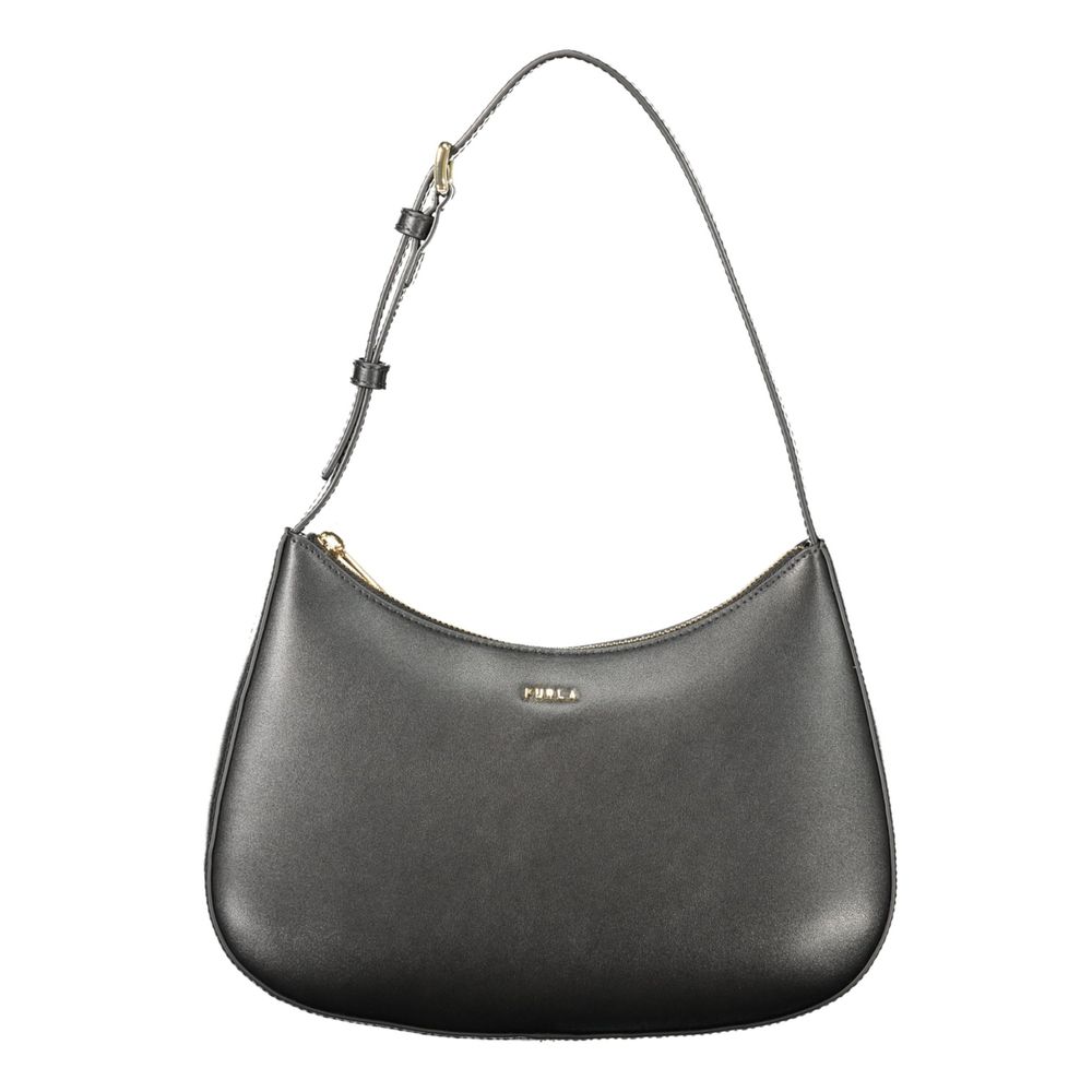Sac à main en cuir noir pour femme
