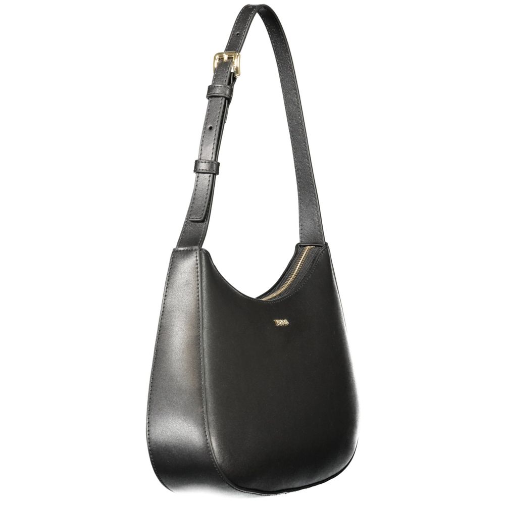 Sac à main en cuir noir pour femme