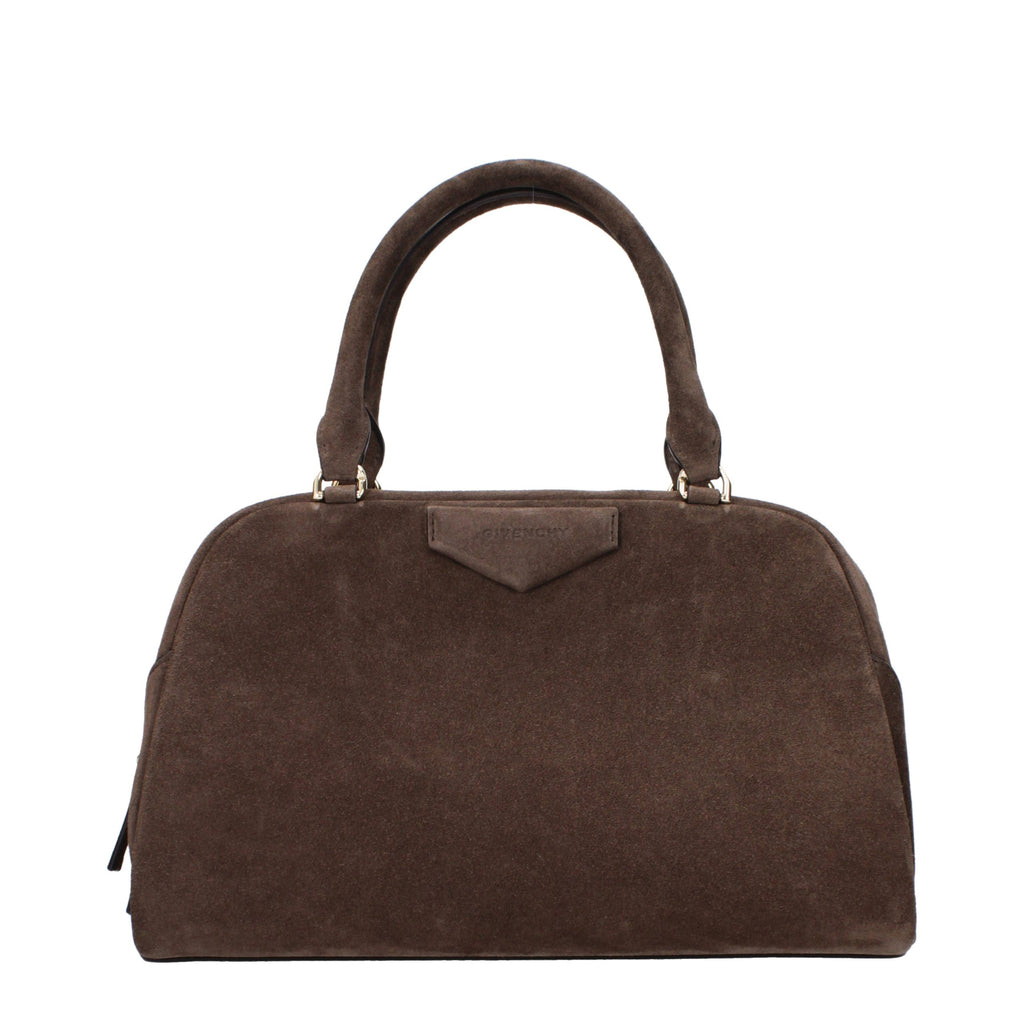 Sac à main en daim marron