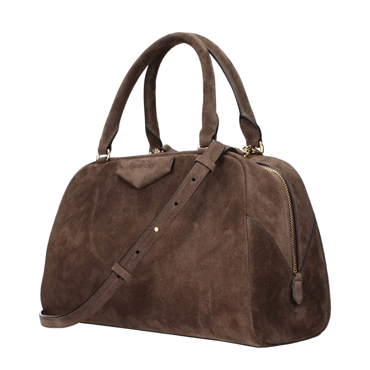 Sac à main en daim marron