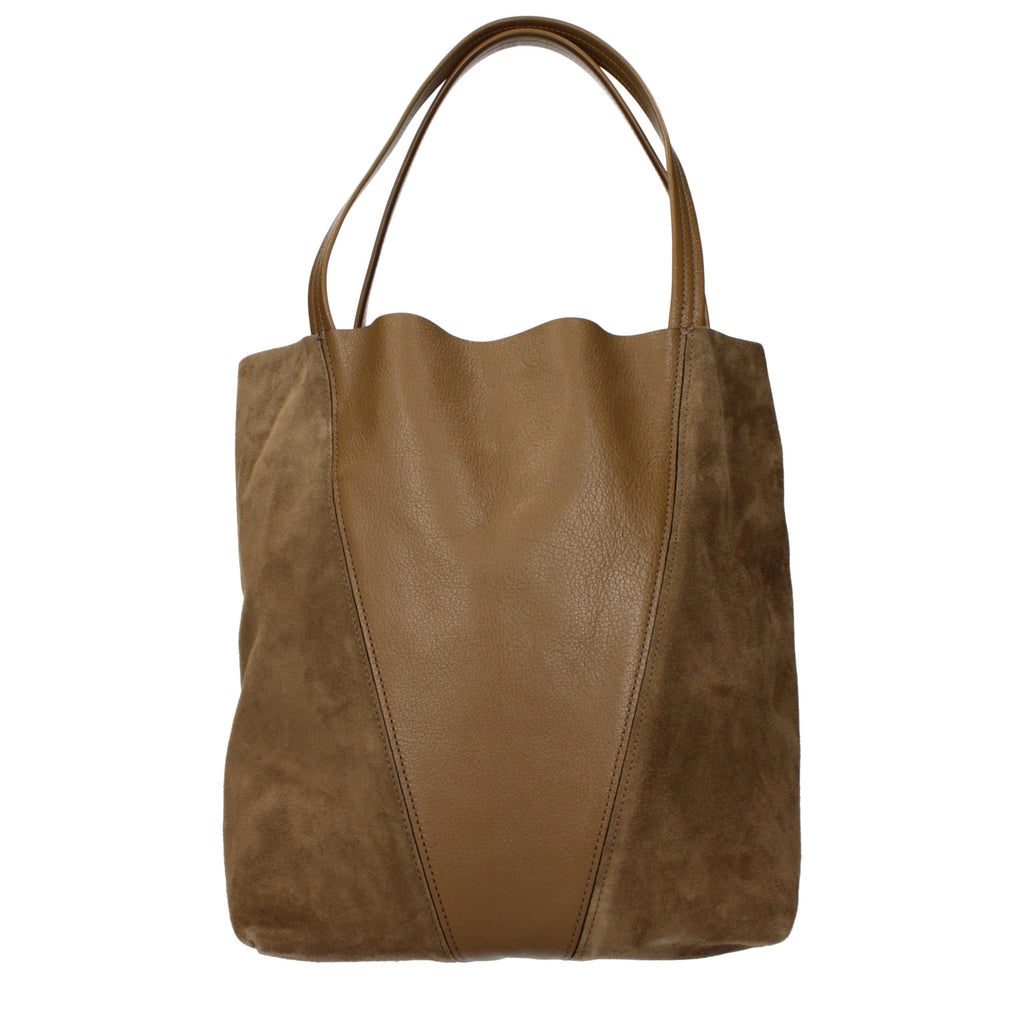 Sac à bandoulière en daim marron
