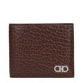 Portefeuille en cuir marron