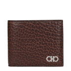 Portefeuille en cuir marron