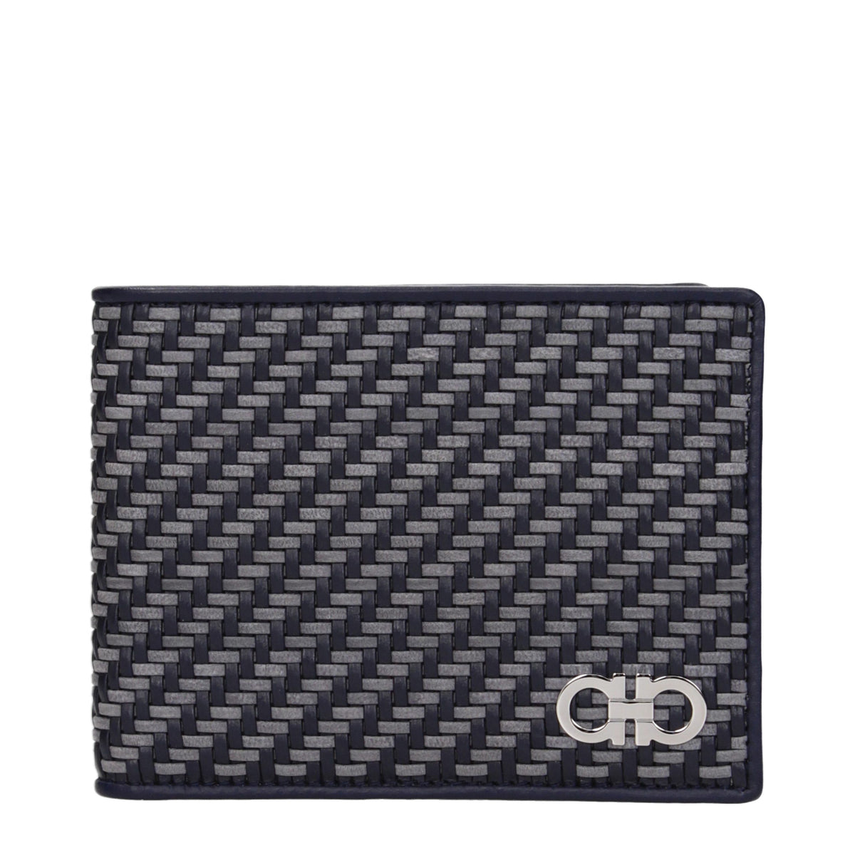 Portefeuille en cuir bleu