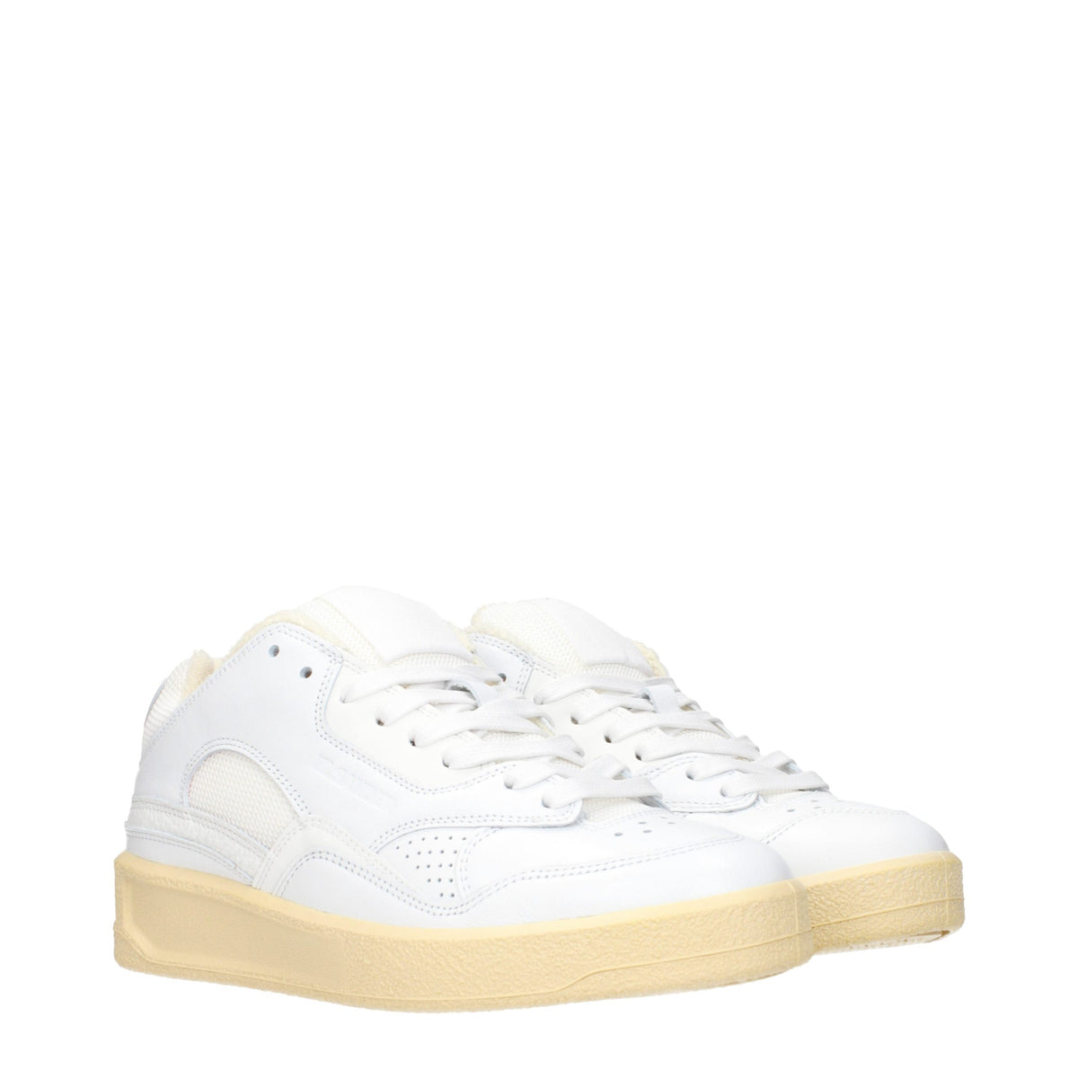 White Leather Sneakers