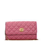 Pochette en cuir rose