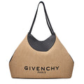 Sac à bandoulière en raphia beige