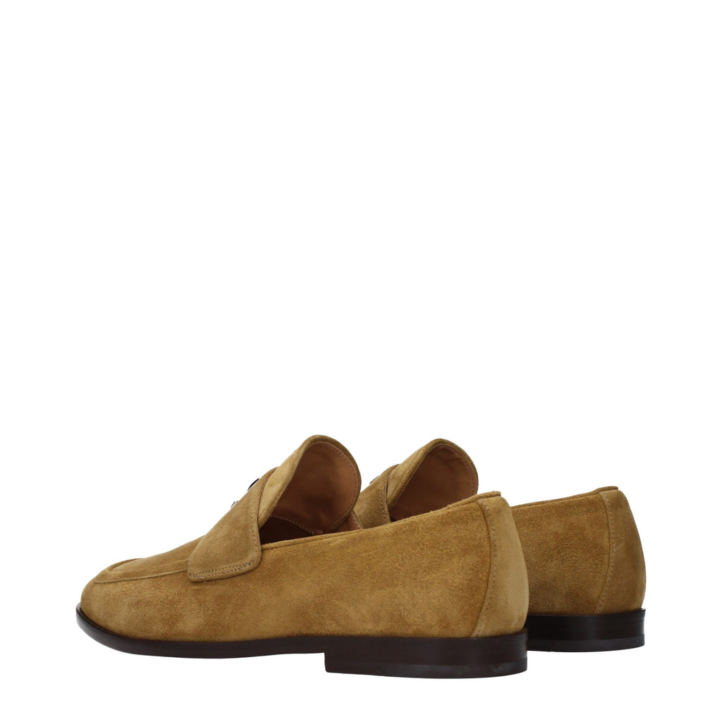 Brown Suede Loafers