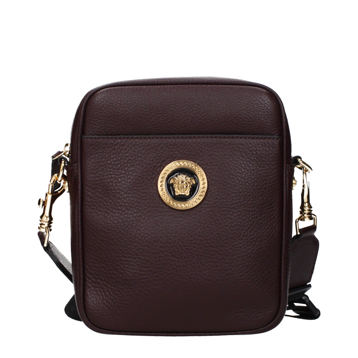 Sac bandoulière en cuir violet