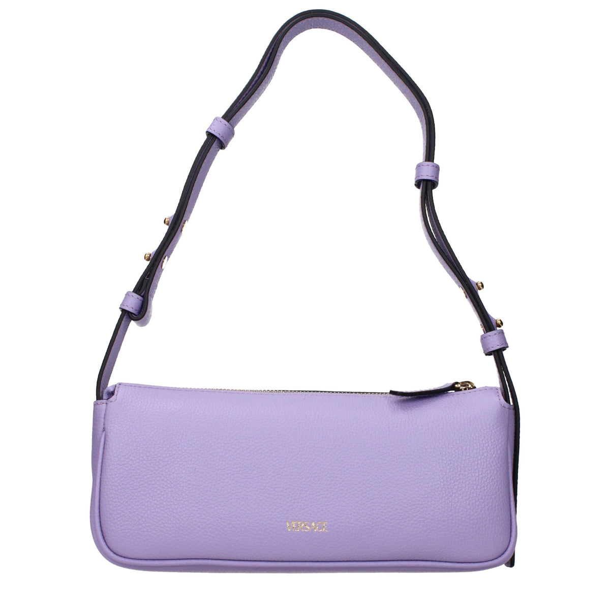 Leather Shoulder Bag – Purple
