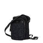 Sac bandoulière en tissu noir