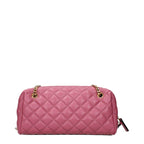 Leather Shoulder Bag – Pink