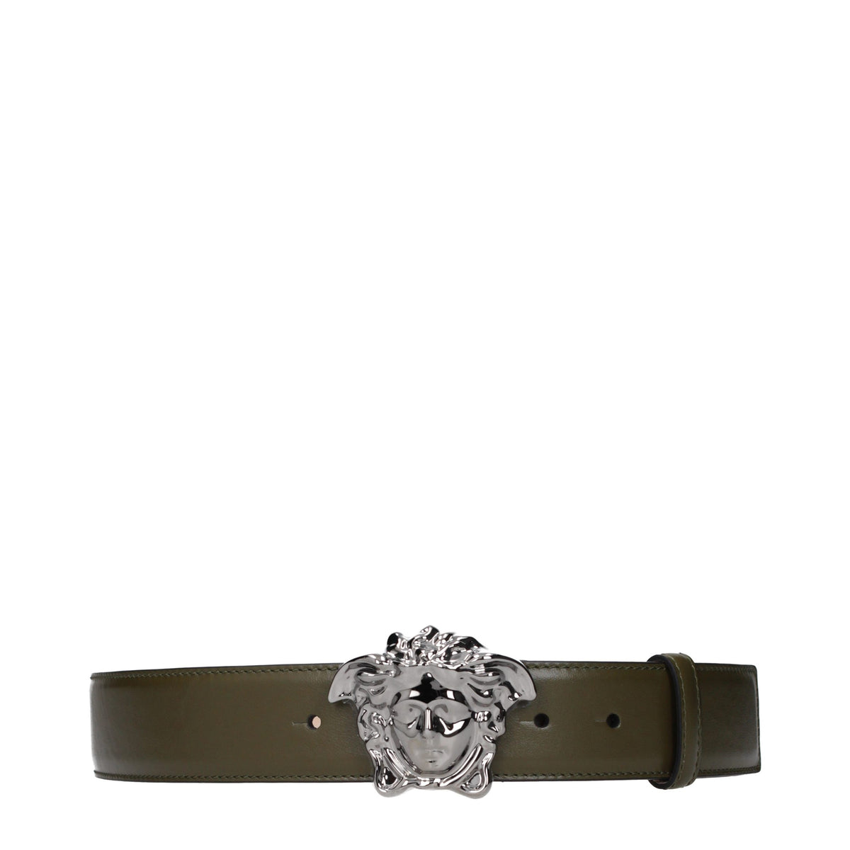 Ceinture en cuir verte