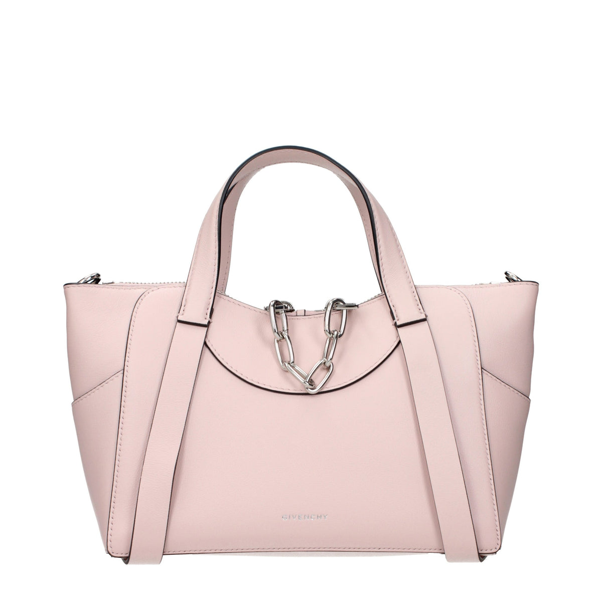 Sac à main en cuir rose