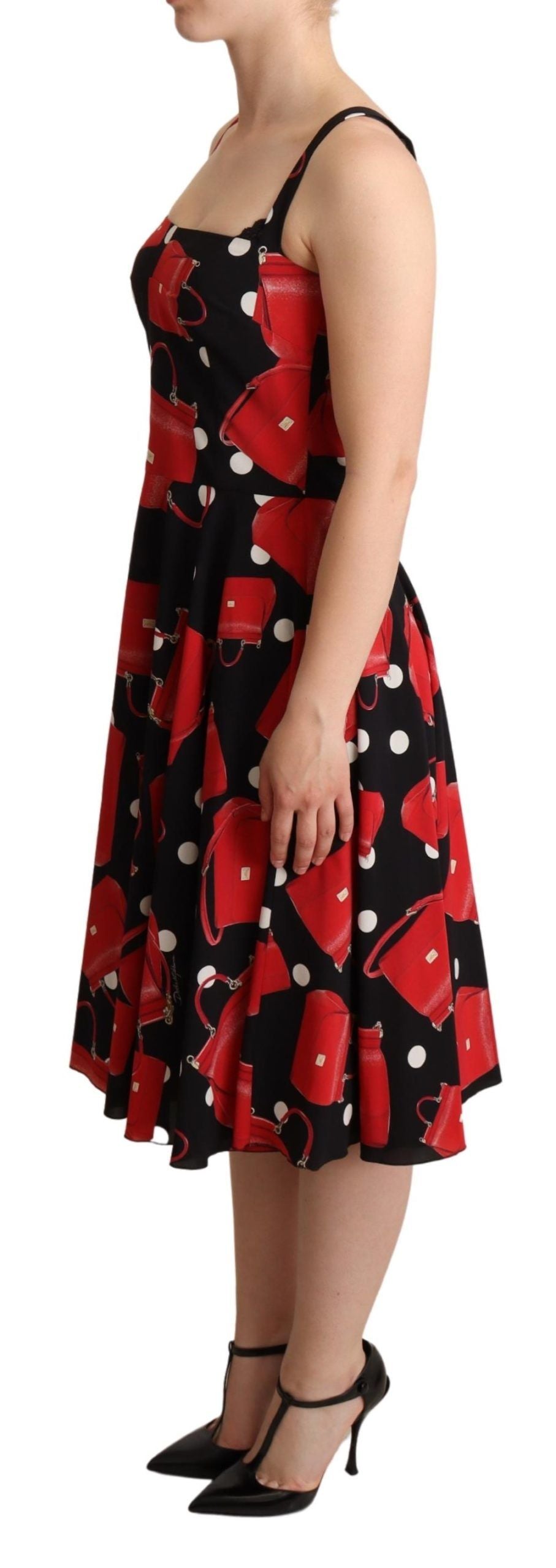 Sicily Silk Dress – Black