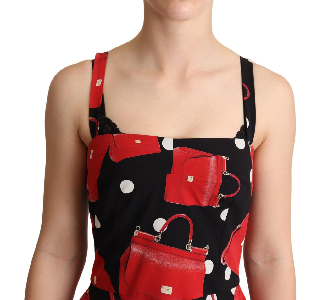 Sicily Silk Dress – Black