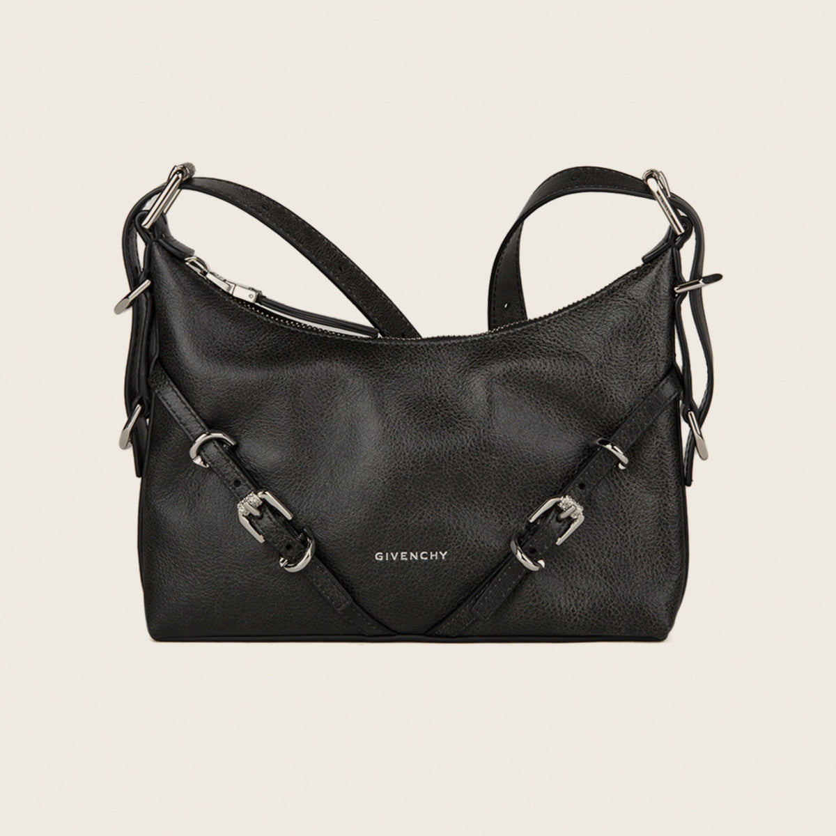 Sac à bandoulière en cuir à boucle