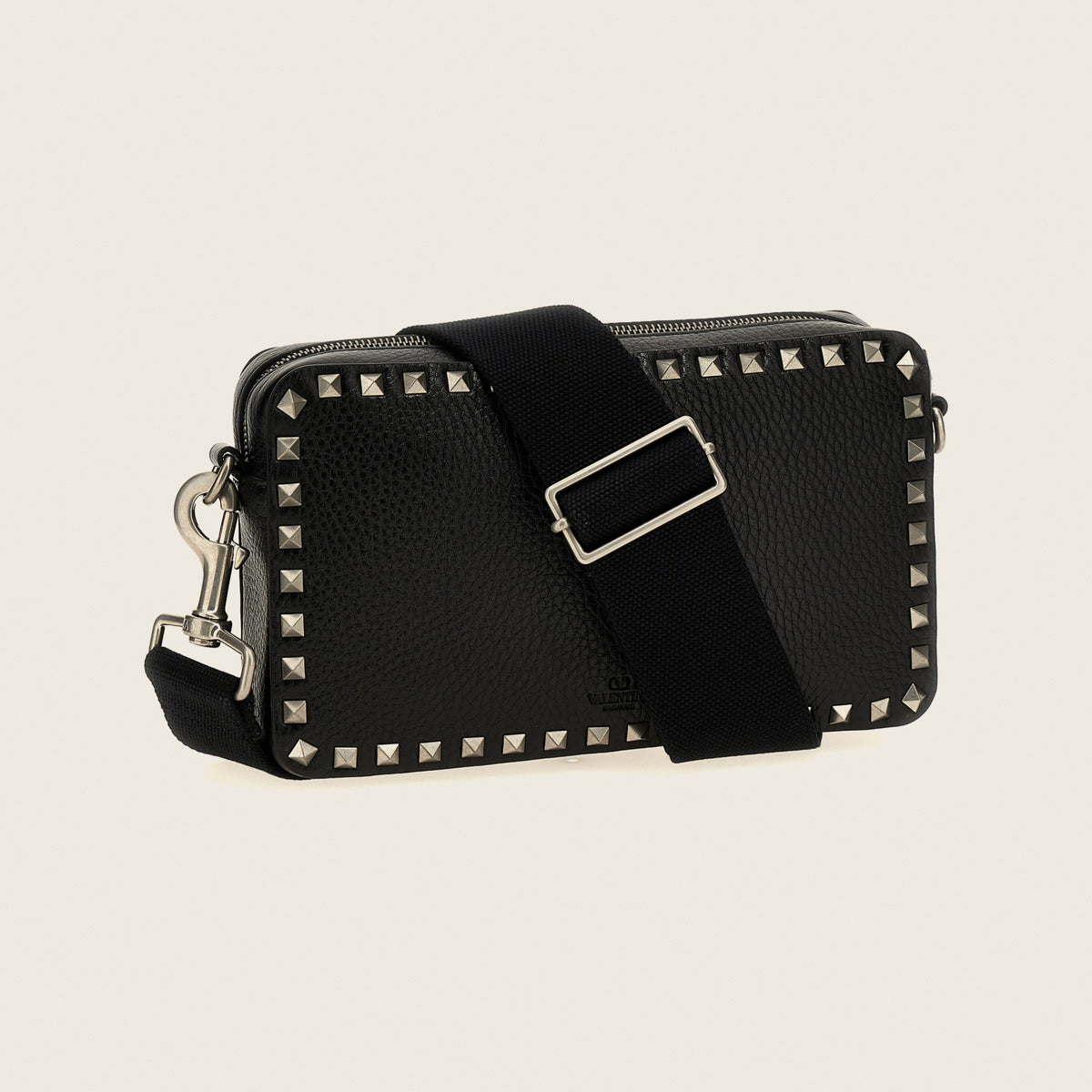 Black Leather Crossbody Bag