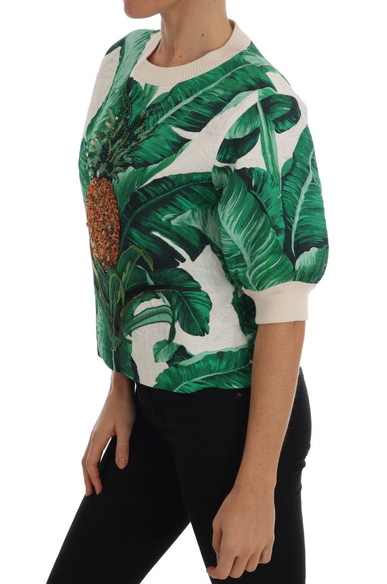 Sequinned Silk Sweater – Multicolour