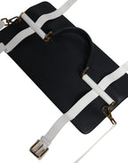 Leather Shoulder Bag – Blue