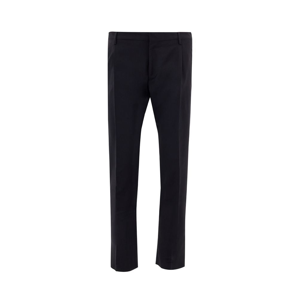 Black Wool Trousers