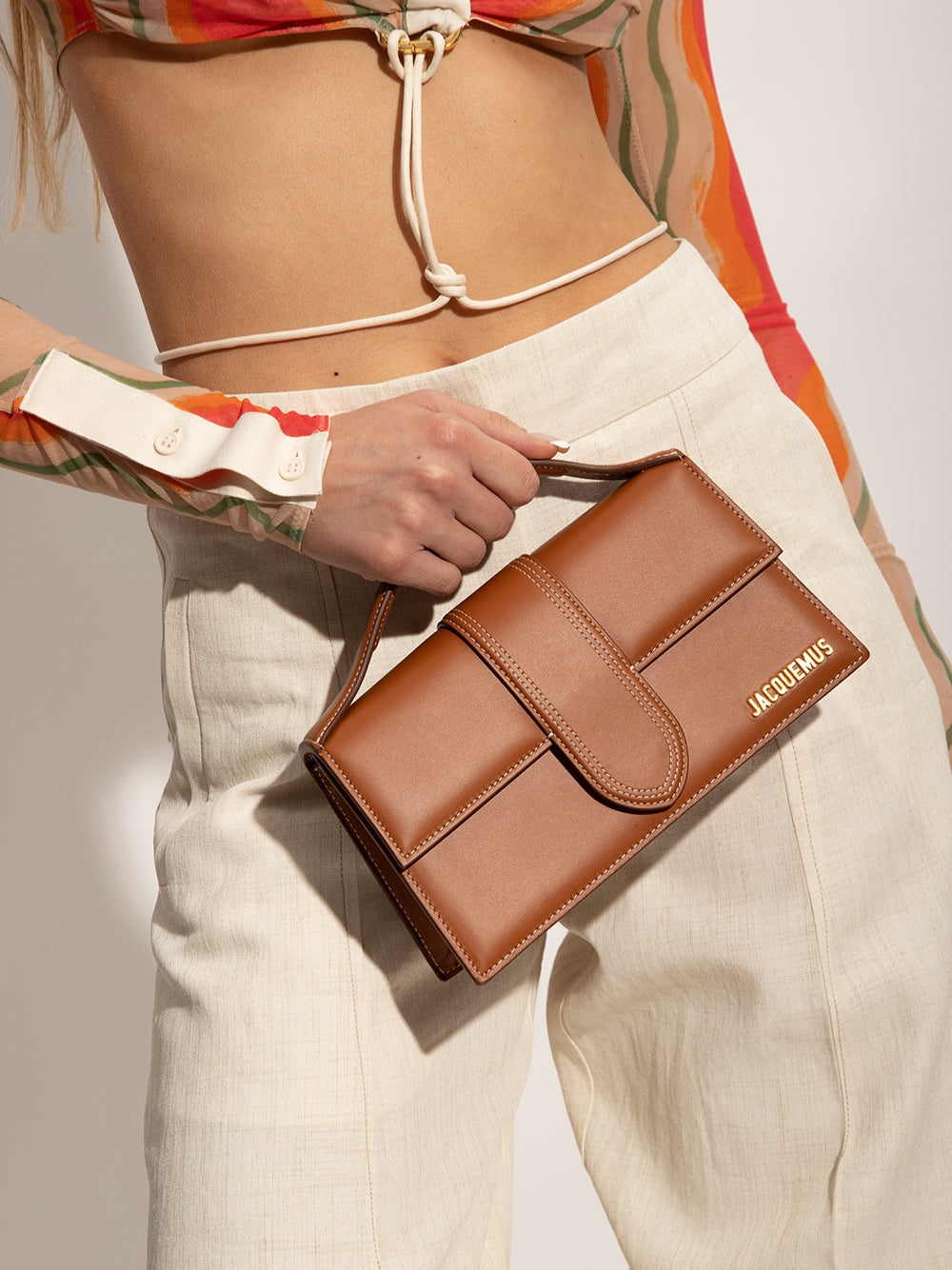 Brown Leather Shoulder Bag