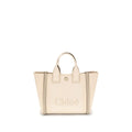 Sac à main en coton beige