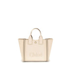 Sac à main en coton beige