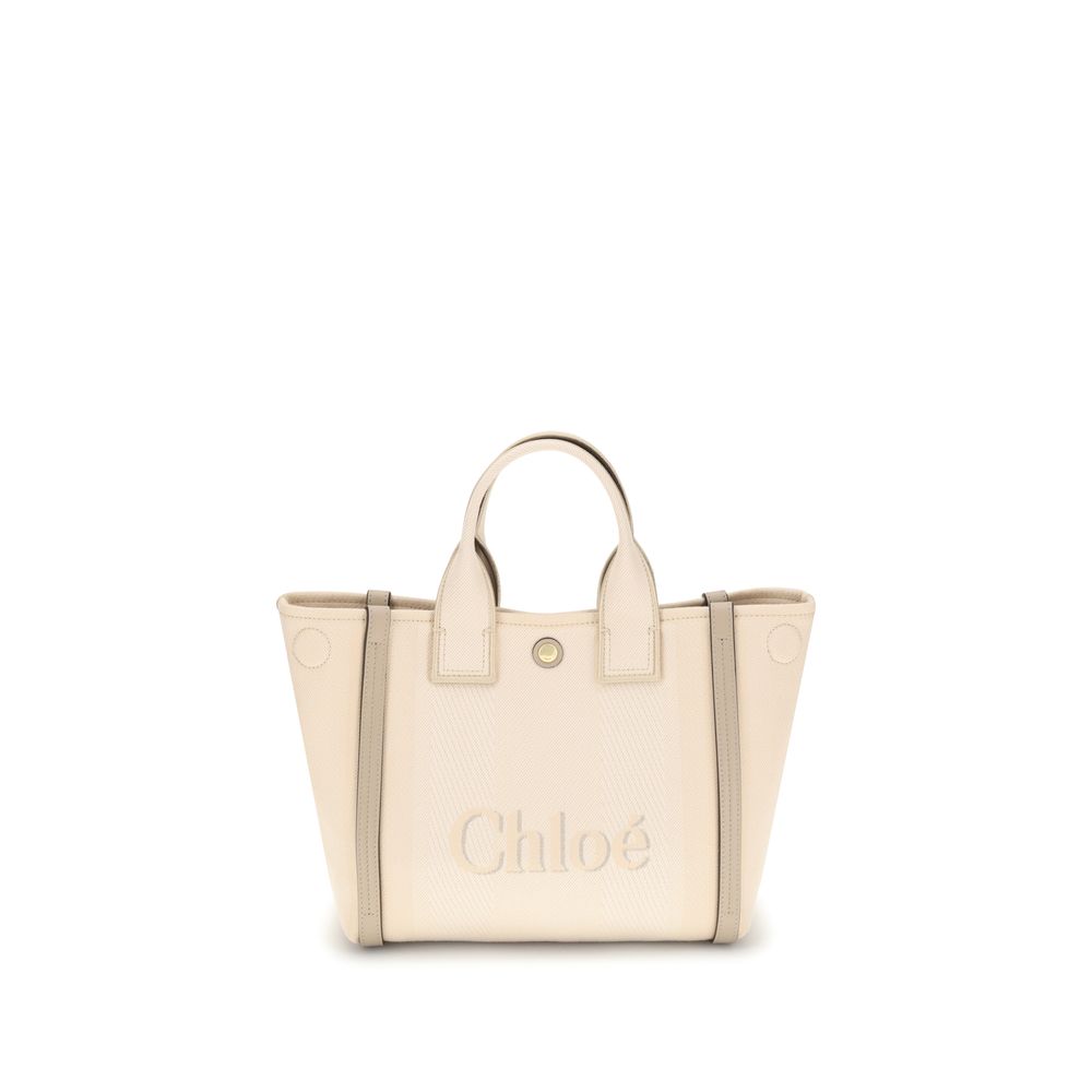 Sac à main en coton beige