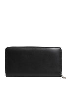 Logo Leather Wallet – Black